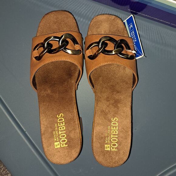 White Mountain Comfort Sole Jem Footbeds Dress Shoe Clogs Size 8M - Picture 7 of 13